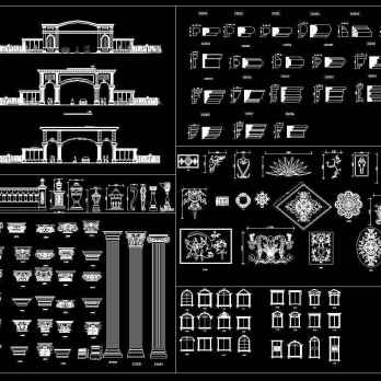 Architectural decorative blocks