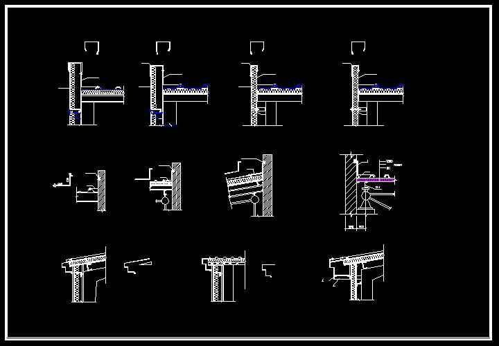 Tropical Architecture CAD Blocks DWG - Brise Soleil Louvre Shading | Free Download - Image 2