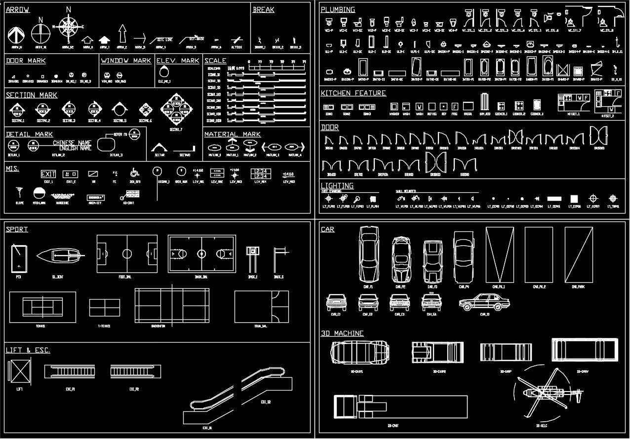 Autocad Blocks Set - Image 2