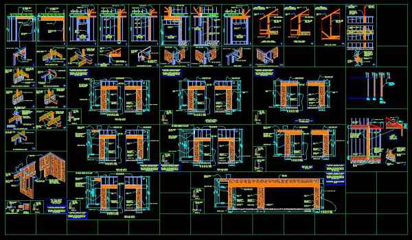 World Agricultural CAD Blocks DWG - Farm Building Silo Barn Layout | Free Download - Image 2