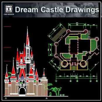 Dream Castle Cad Drawings 2
