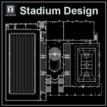 Stadium Cad Drawings 5