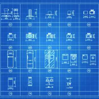 Kitchen Cad Blocks Set
