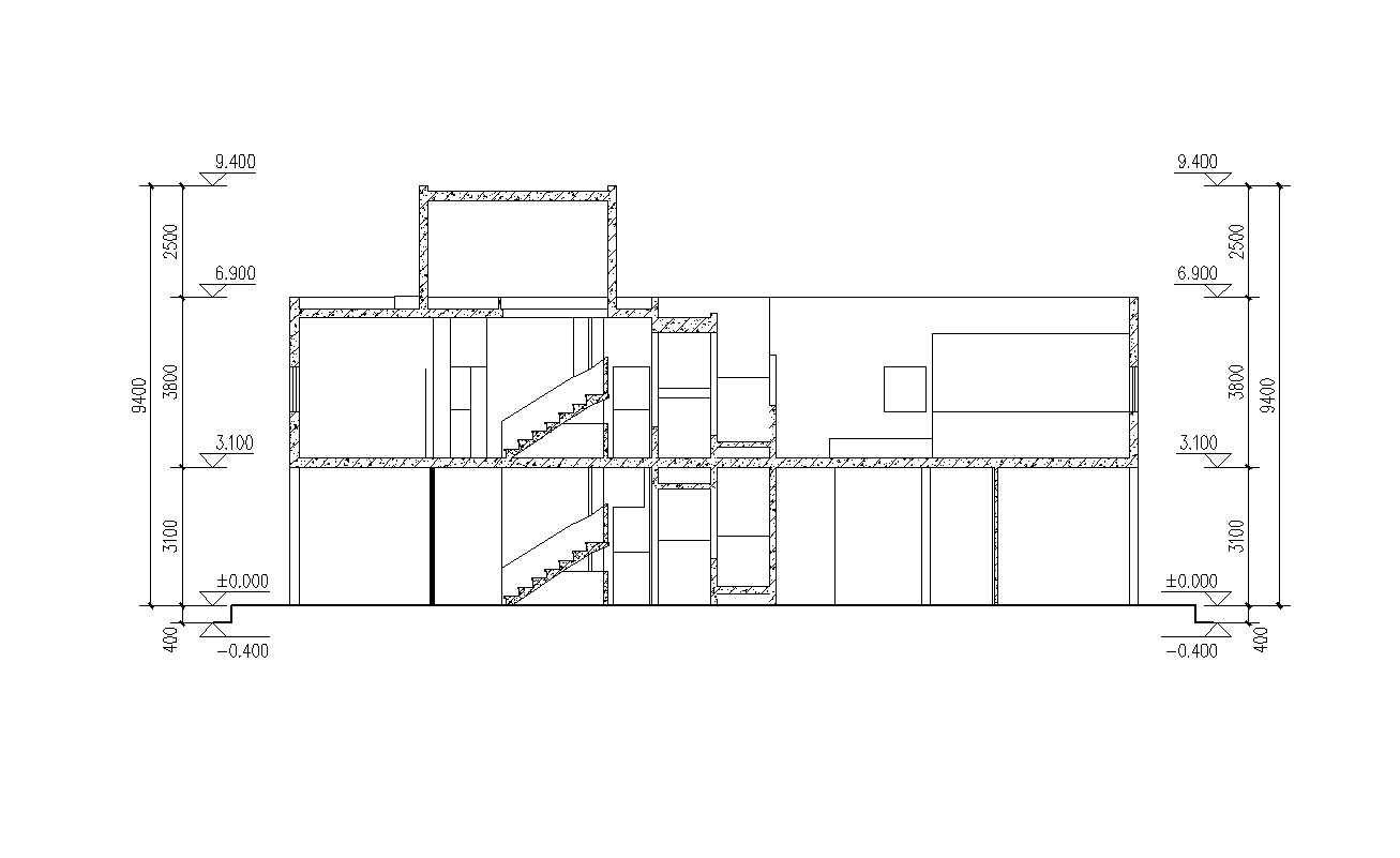 VILLA SAVOYE Cad Drawings- LE CORBUSIER - Image 4