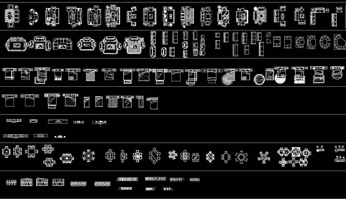 Interior Design CAD Collection