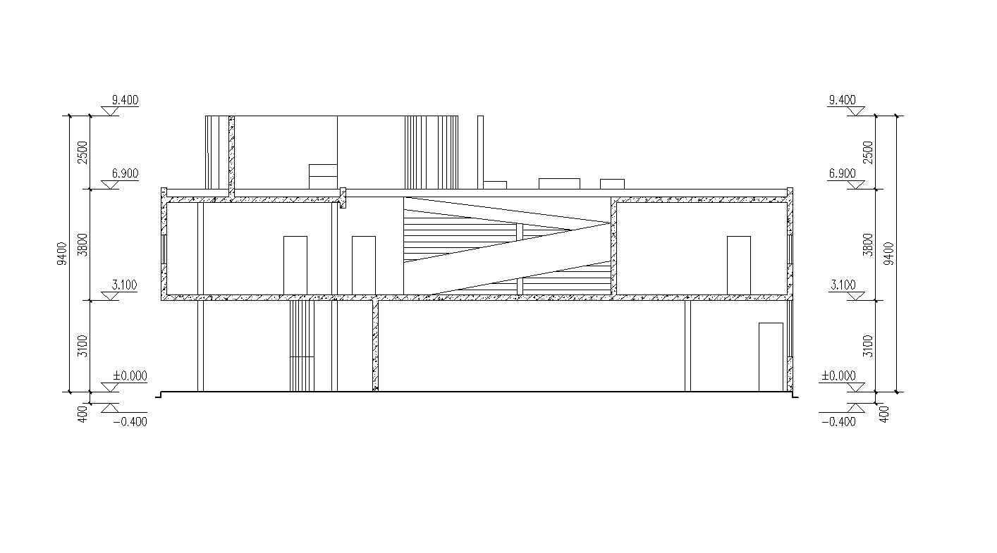 VILLA SAVOYE Cad Drawings- LE CORBUSIER - Image 5