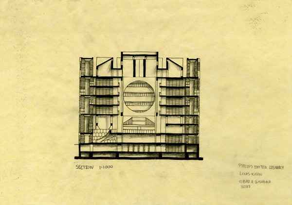 💎【World Architecture Projects】Exeter Library - Louis Kahn - Image 12