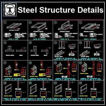 Free Steel Structure Details 6