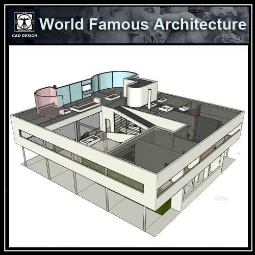 💎【World Architecture Projects】Villa Savoye- LE CORBUSIER