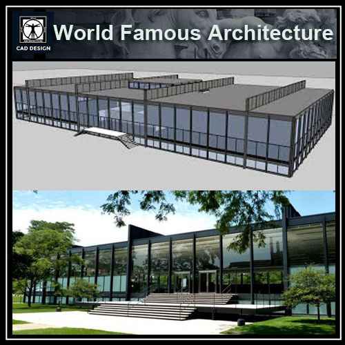 đăWorld Architecture ProjectsăCrown Hall CAD Drawings
