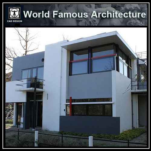 💎【World Architecture Projects】Schroder House CAD Drawings