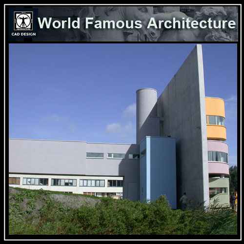 💎【World Architecture Projects】Casa Media de John Hejduk CAD Drawings