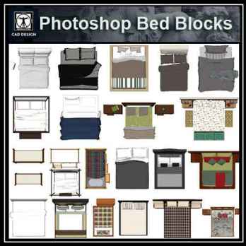 Photoshop PSD Bed Blocks 2