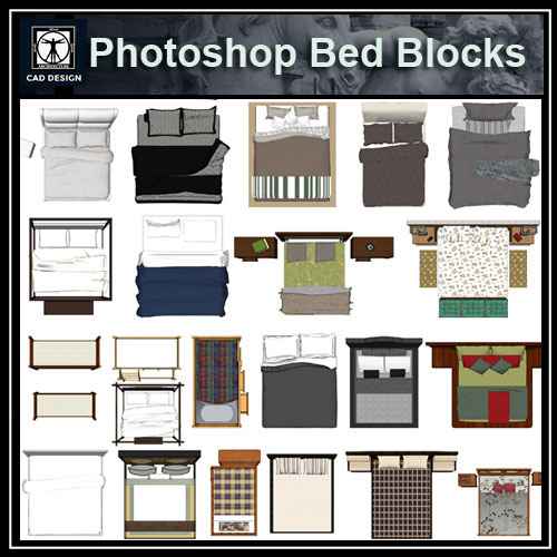 Photoshop PSD Bed Blocks 2