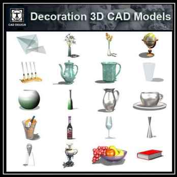 Decorations 3D Cad Models