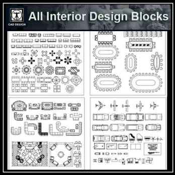All Interior Design Blocks Bundle 1