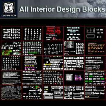 All Interior Design Blocks Bundle 2