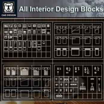All Interior Design Blocks Bundle 5