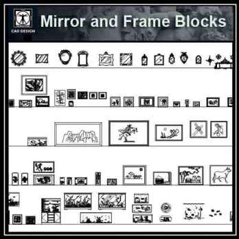 Free Appliances blocks-Mirrors and picture frames