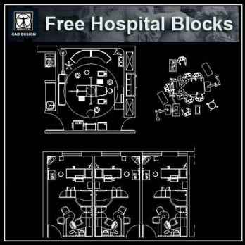 Free Hospital blocks and plans