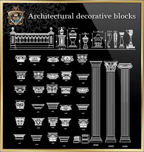 Architectural decorative blocks
