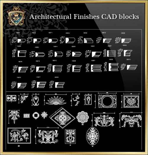 Architectural Finishes CAD blocks