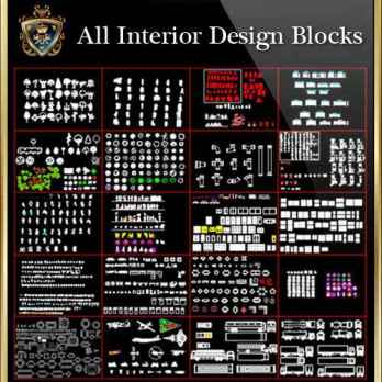 Interior Design Blocks Collection 2