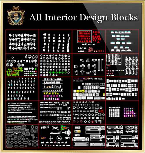 Interior Design Blocks Collection 2