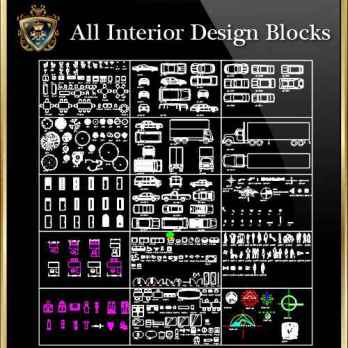 Interior Design Blocks Collection 6
