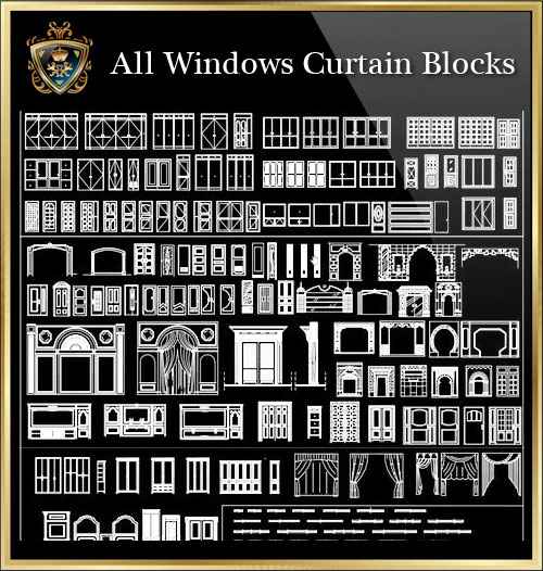 Windows Curtain Blocks Collection (All in one!!)