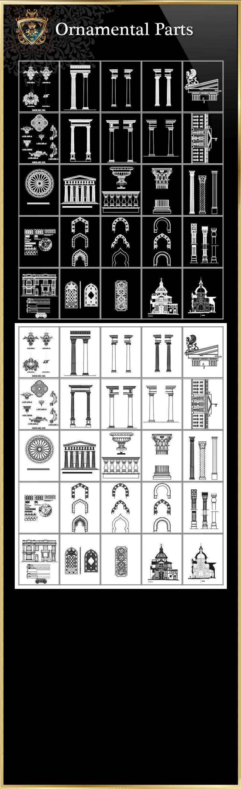 Ornamental Parts of Buildings 2 - Image 2