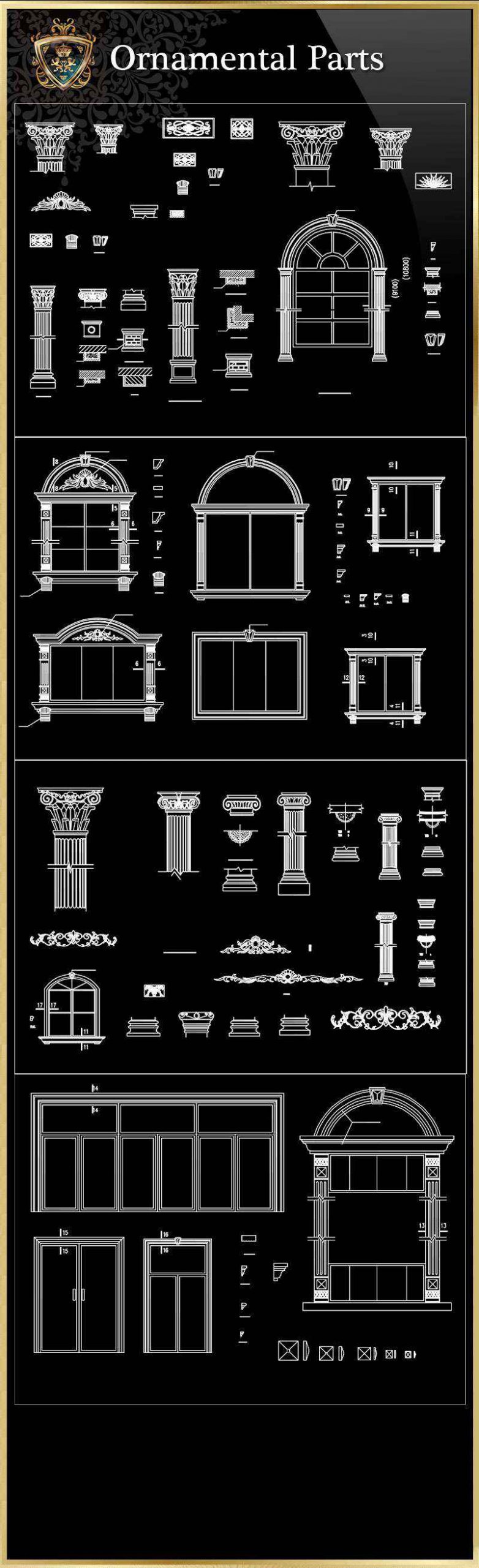 Ornamental Parts of Buildings 8 - Image 2