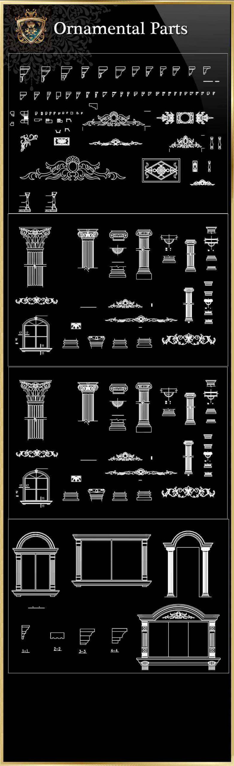 Ornamental Parts of Buildings 8 - Image 3