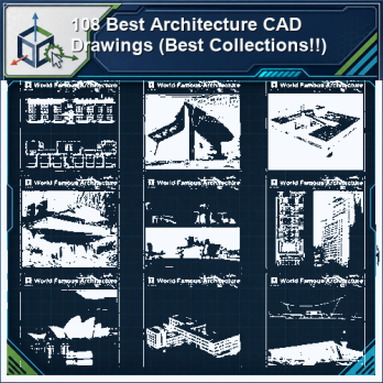 108 Best Architecture CAD Drawings (Best Collections!!) product thumbnail