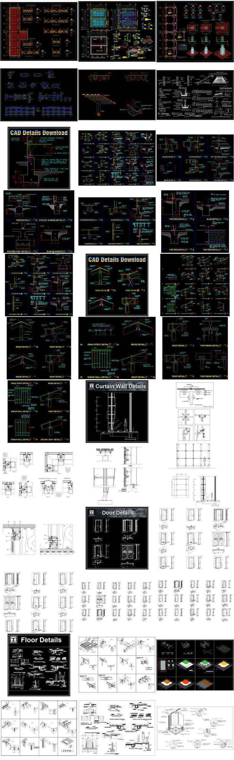 【All 40 Architecture CAD Details Collections】 (Total 40 Best Collections) - Image 8