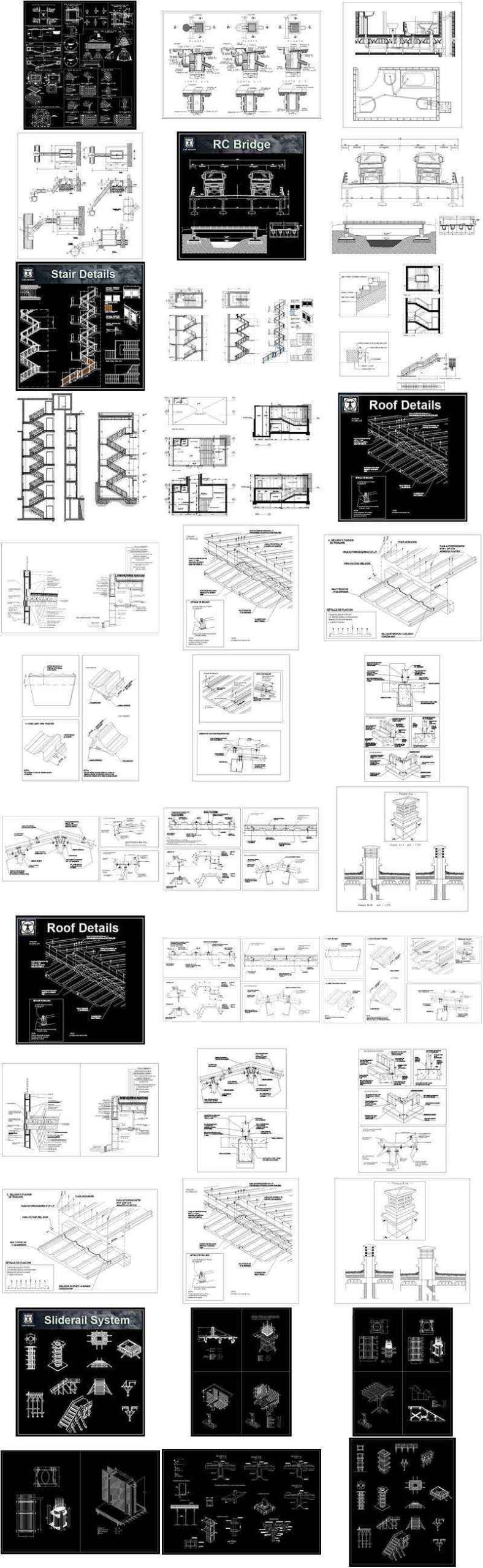 【All 40 Architecture CAD Details Collections】 (Total 40 Best Collections) - Image 6