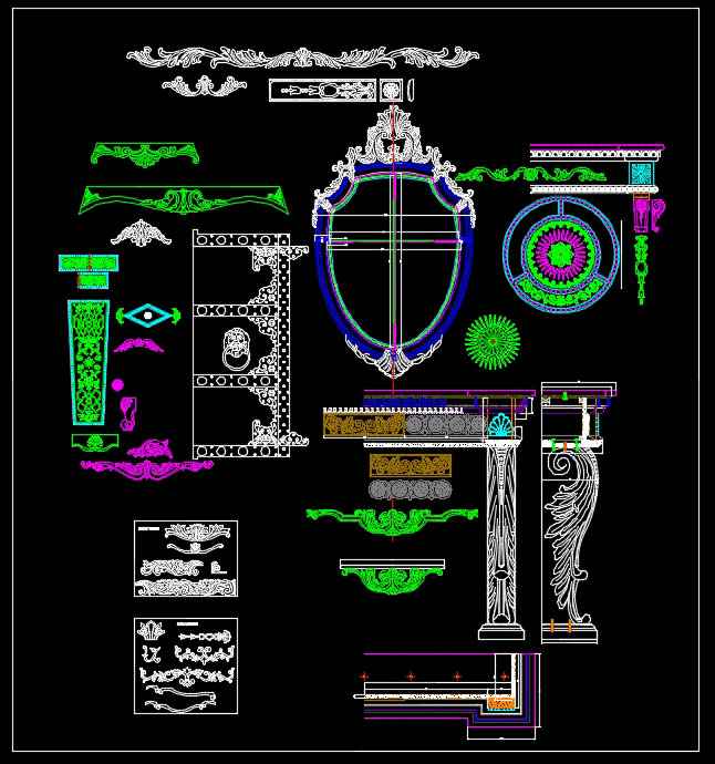 【Over 1000+ Architecture Ornamental Elements】(Best Collections!!) - Image 26