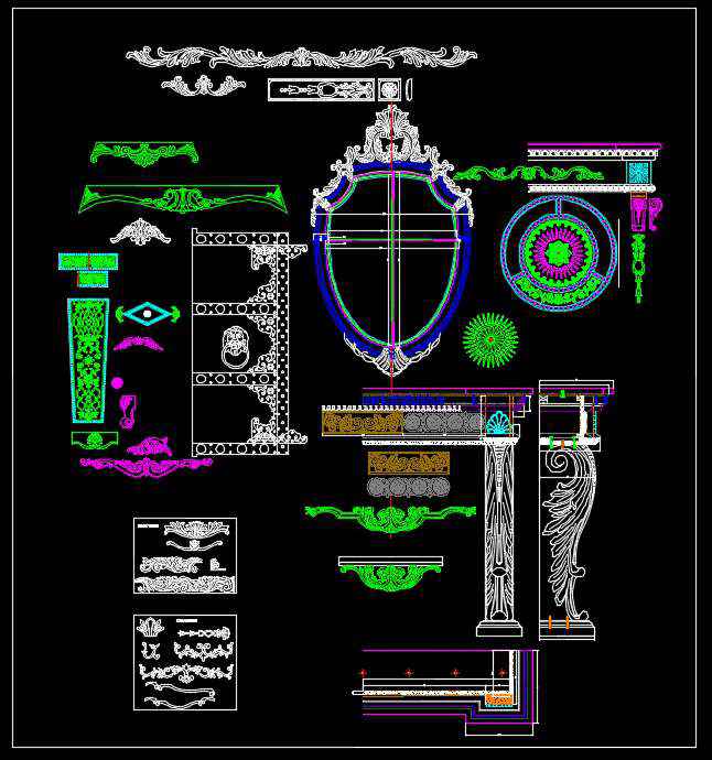 【Over 1000+ Architecture Ornamental Elements】(Best Collections!!) - Image 41