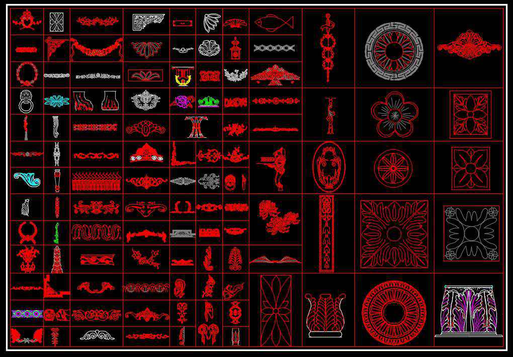 【Over 1000+ Architecture Ornamental Elements】(Best Collections!!) - Image 40