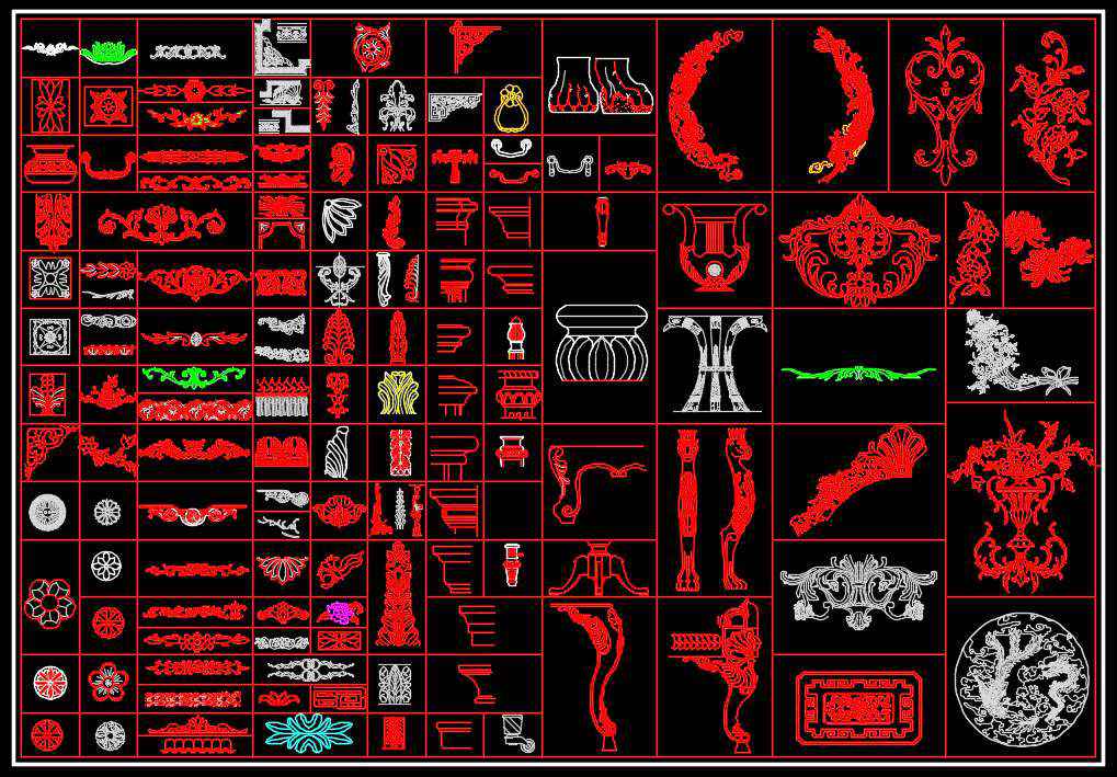【Over 1000+ Architecture Ornamental Elements】(Best Collections!!) - Image 20
