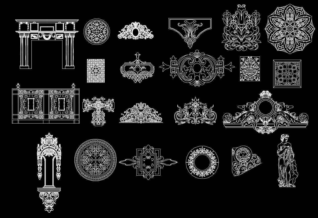 【Over 1000+ Architecture Ornamental Elements】(Best Collections!!) - Image 19