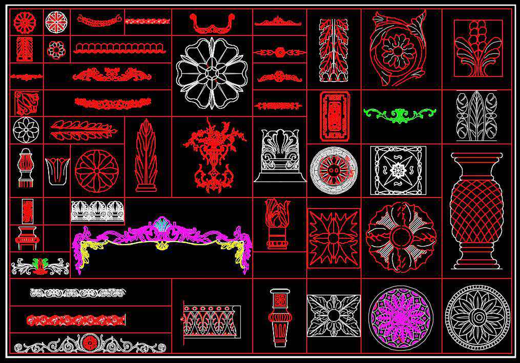 【Over 1000+ Architecture Ornamental Elements】(Best Collections!!) - Image 6