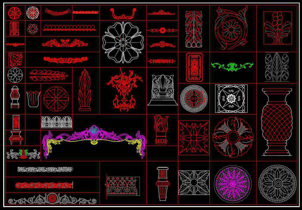 【Over 1000+ Architecture Ornamental Elements】(Best Collections!!) - Image 33