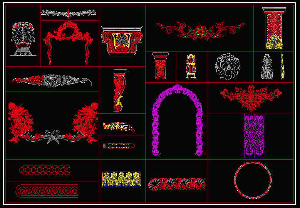 【Over 1000+ Architecture Ornamental Elements】(Best Collections!!) - Image 3