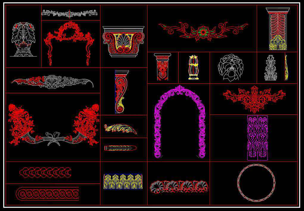 【Over 1000+ Architecture Ornamental Elements】(Best Collections!!) - Image 30