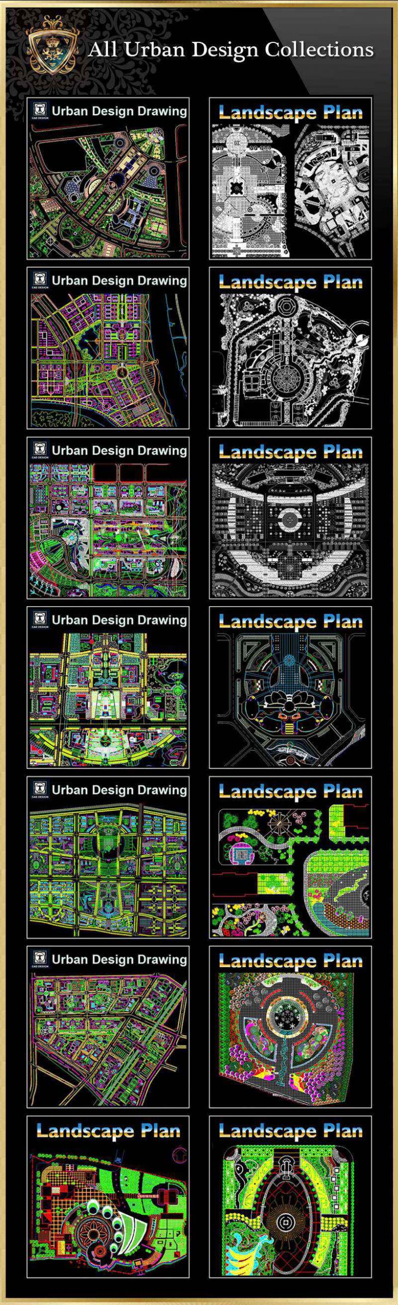 【All Urban Design CAD Drawings Collections】(Best Recommanded!!) - Image 3