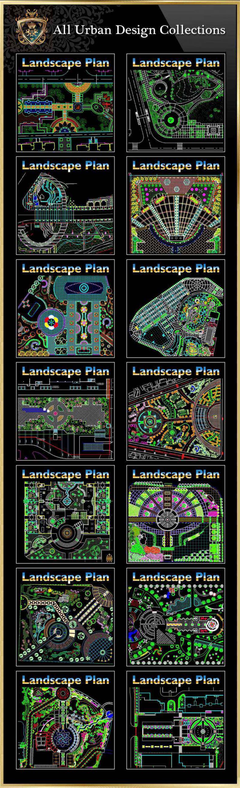 【All Urban Design CAD Drawings Collections】(Best Recommanded!!) - Image 4