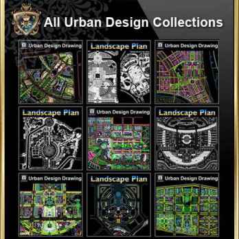 【All Urban Design CAD Drawings Collections】(Best Recommanded!!)
