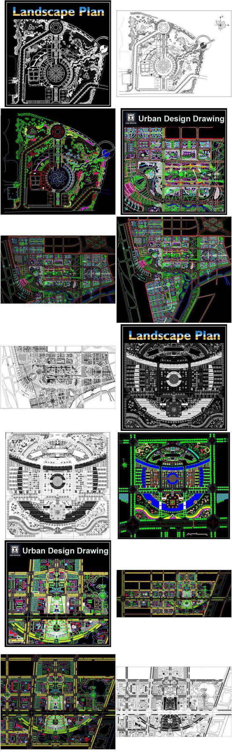 【All Urban Design CAD Drawings Collections】(Best Recommanded!!) - Image 12