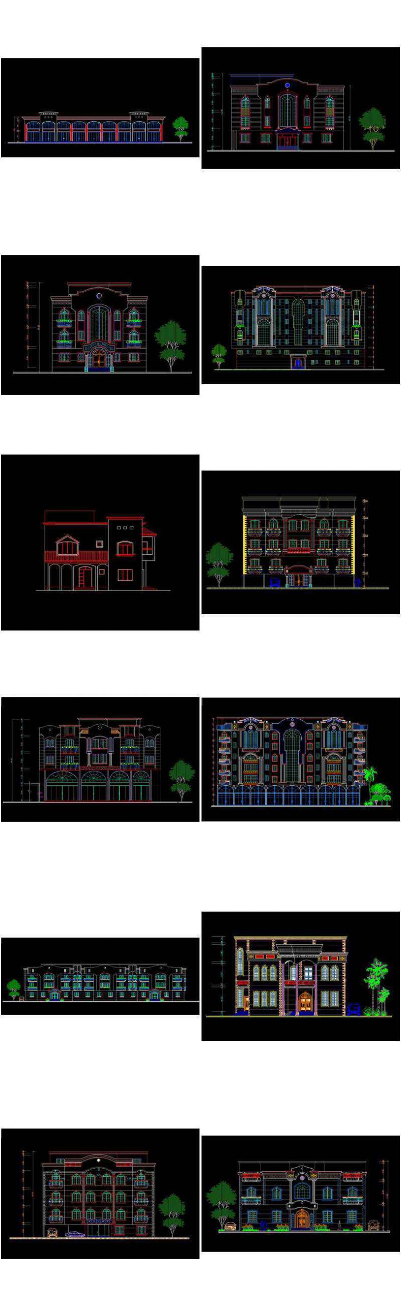 【All Building Elevation CAD Drawing Collections】(Best Collections!!) - Image 6